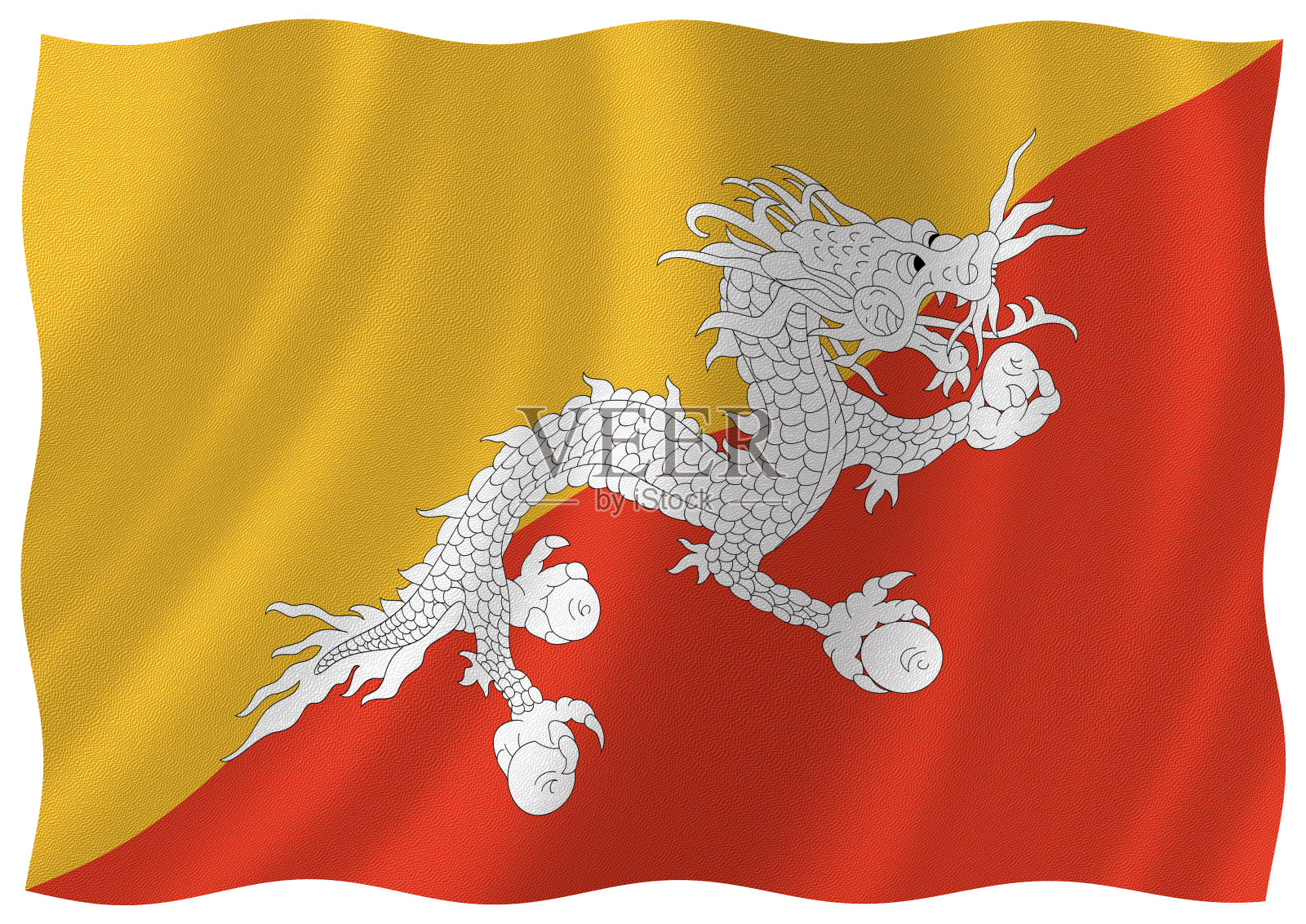 不丹国旗照片摄影图片