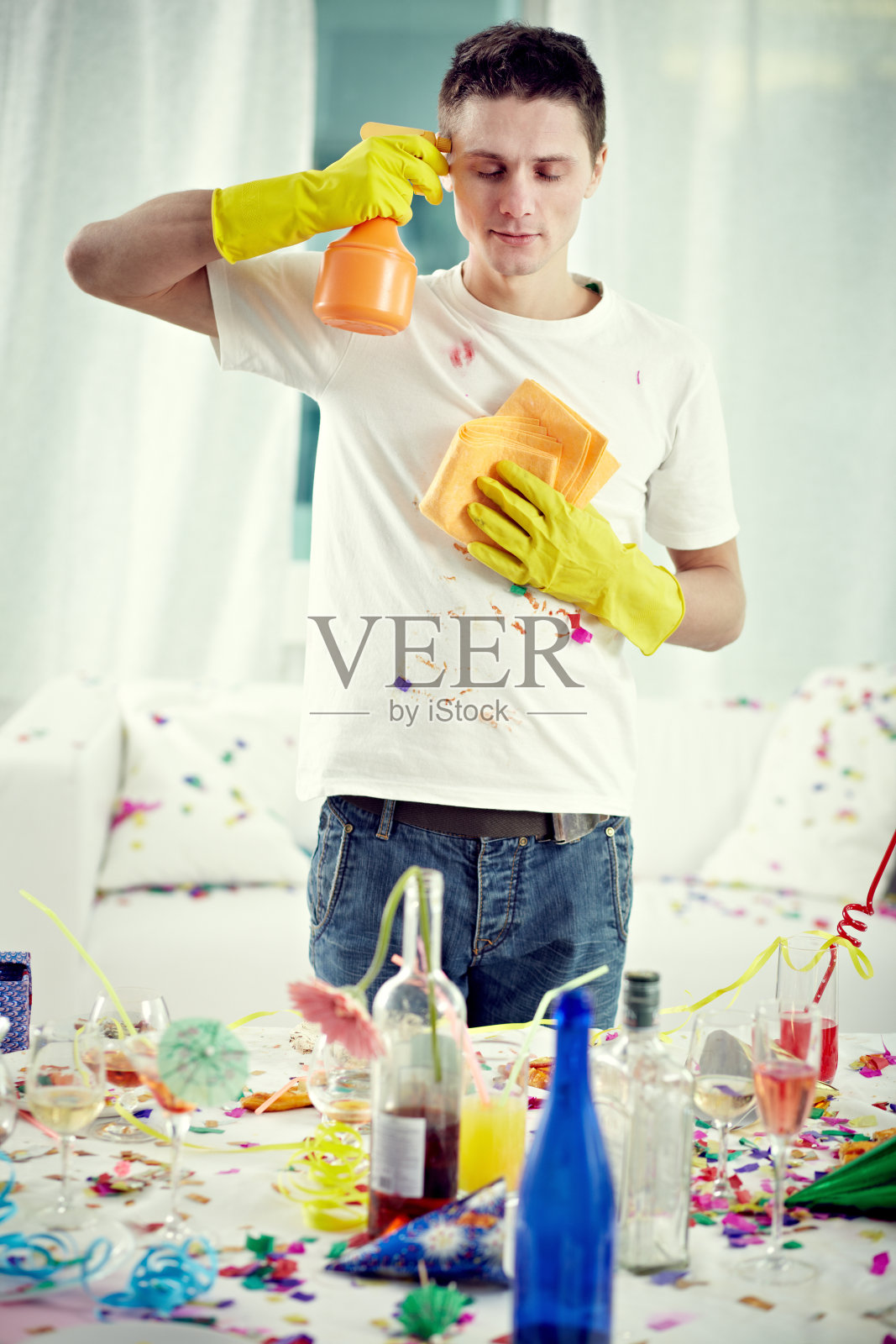 大混乱照片摄影图片