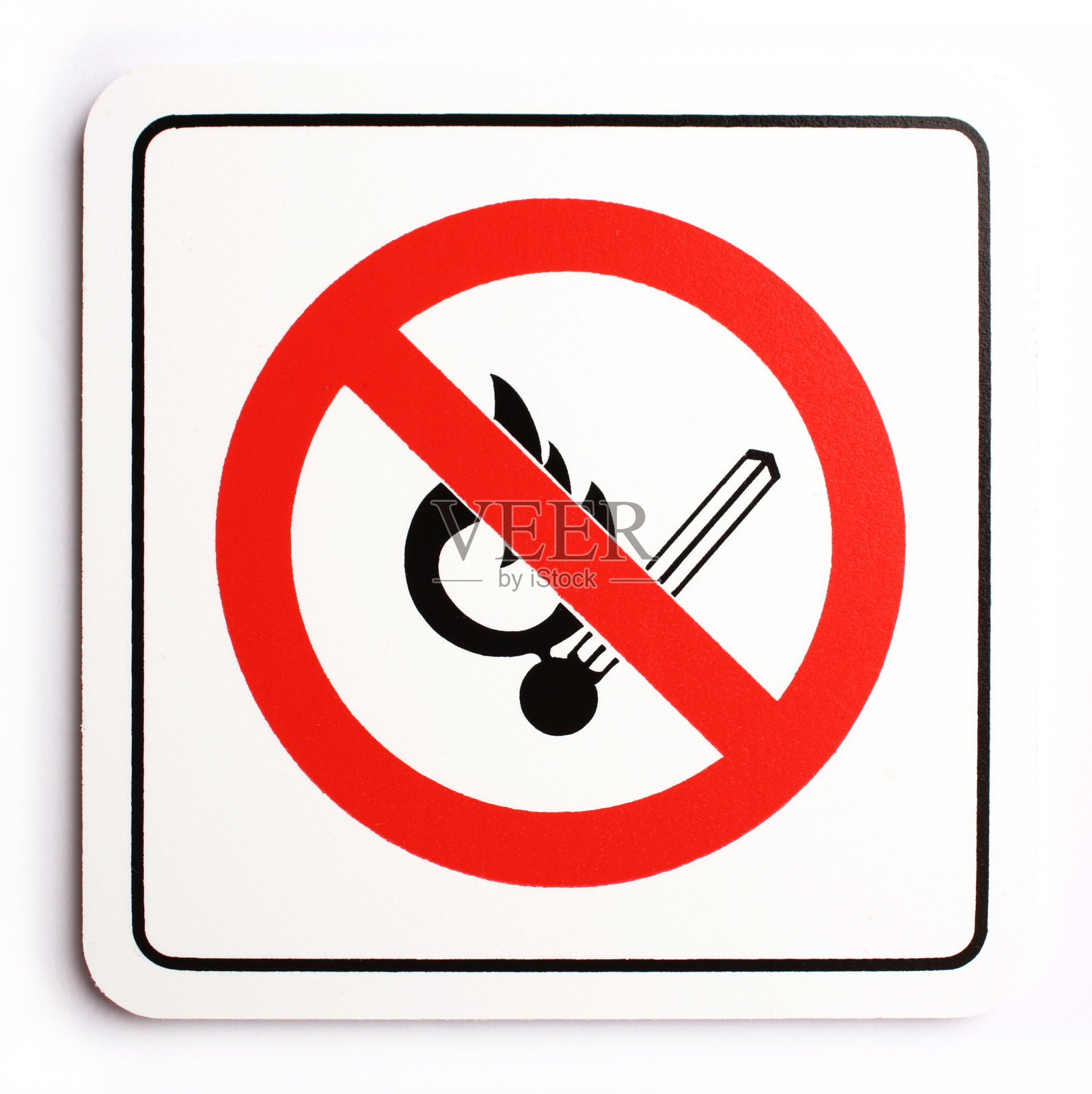 易燃标志照片摄影图片