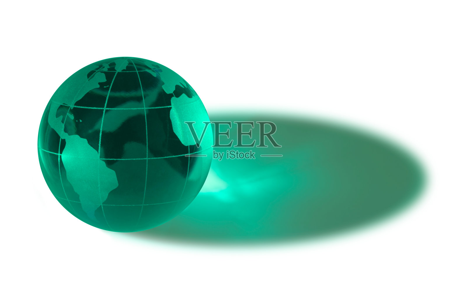 绿色地球孤立照片摄影图片