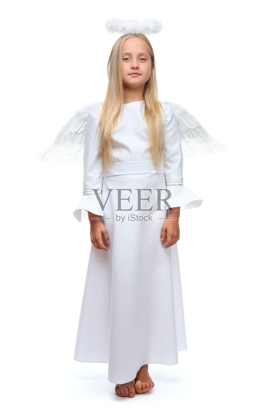 天使的女孩照片摄影图片