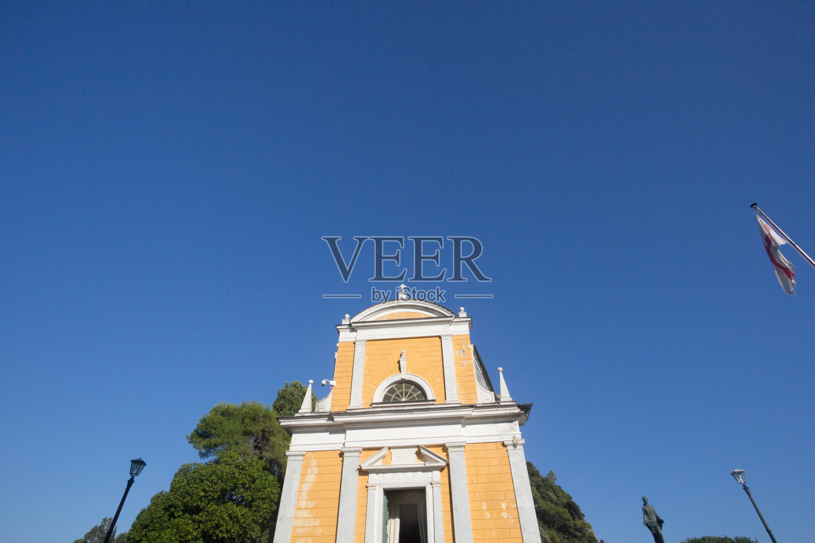 意大利波托菲诺的圣乔治教堂照片摄影图片