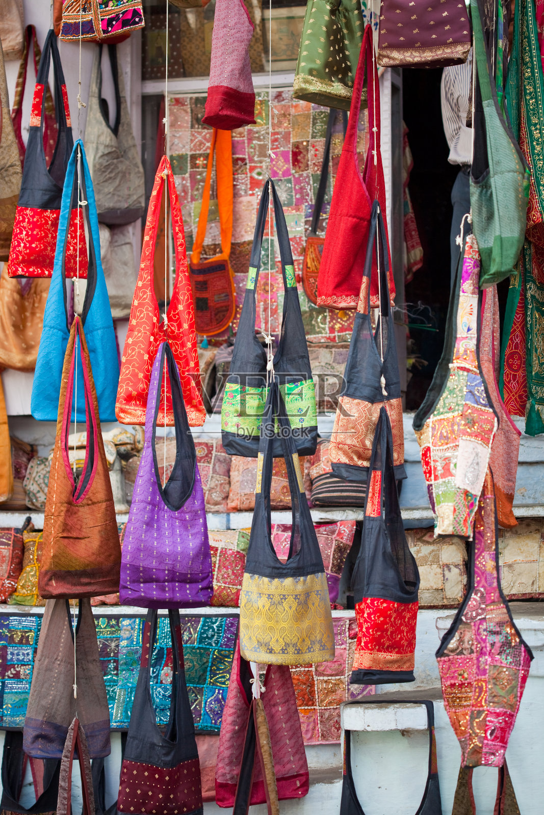 来自印度拉贾斯坦邦的钱包照片摄影图片