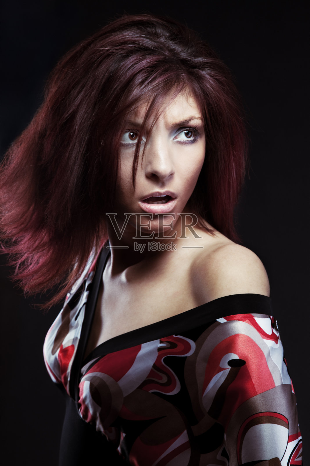 时装模特照片摄影图片