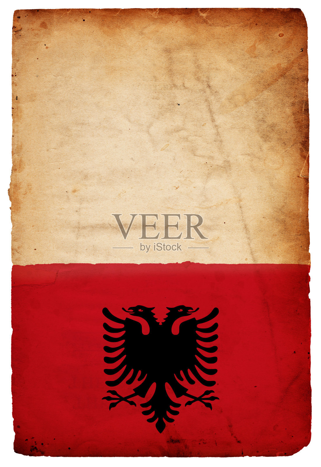 阿尔巴尼亚国旗- XXXL照片摄影图片