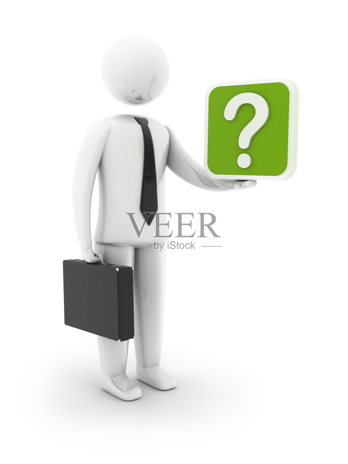 商人-问号照片摄影图片