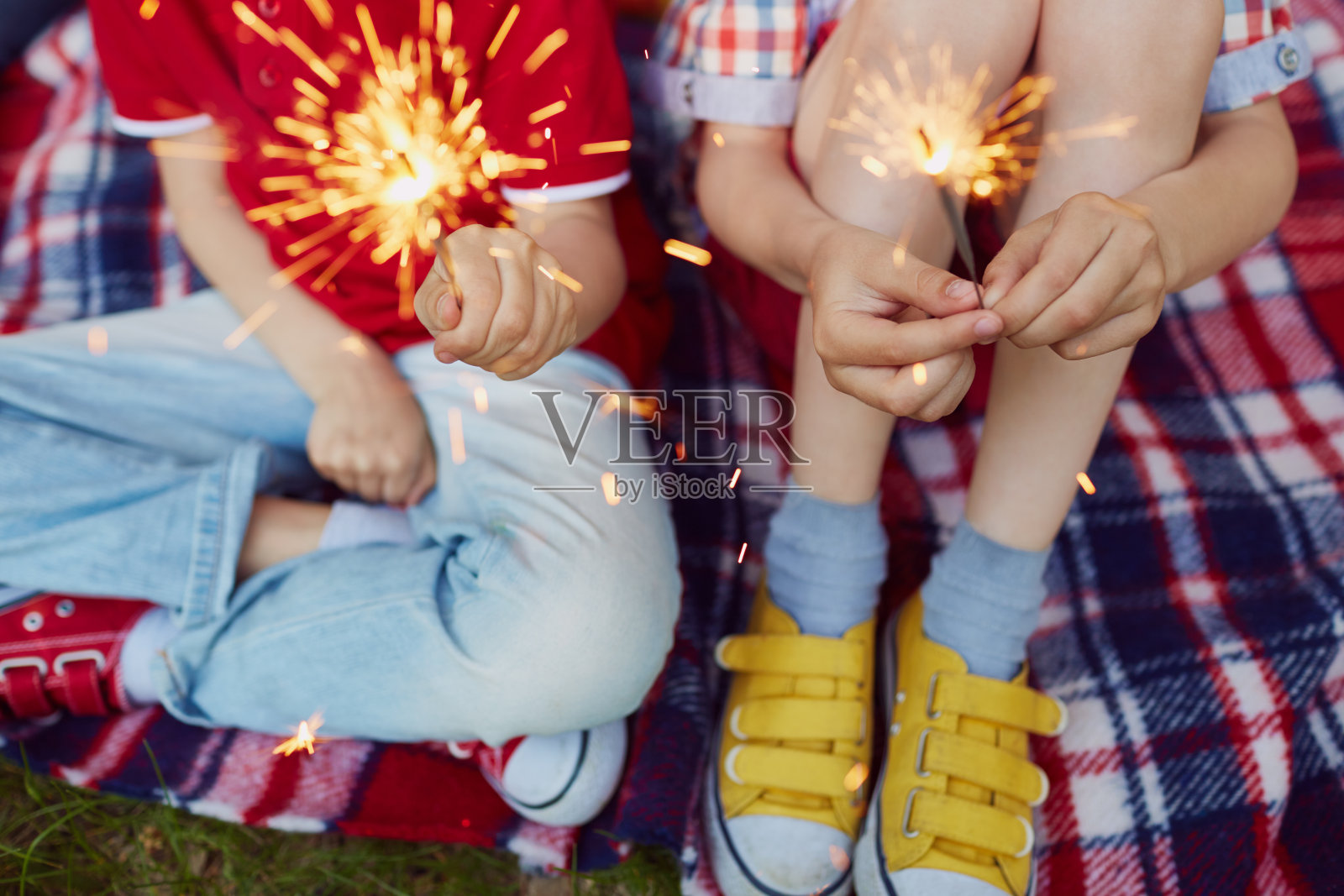 小烟花照片摄影图片