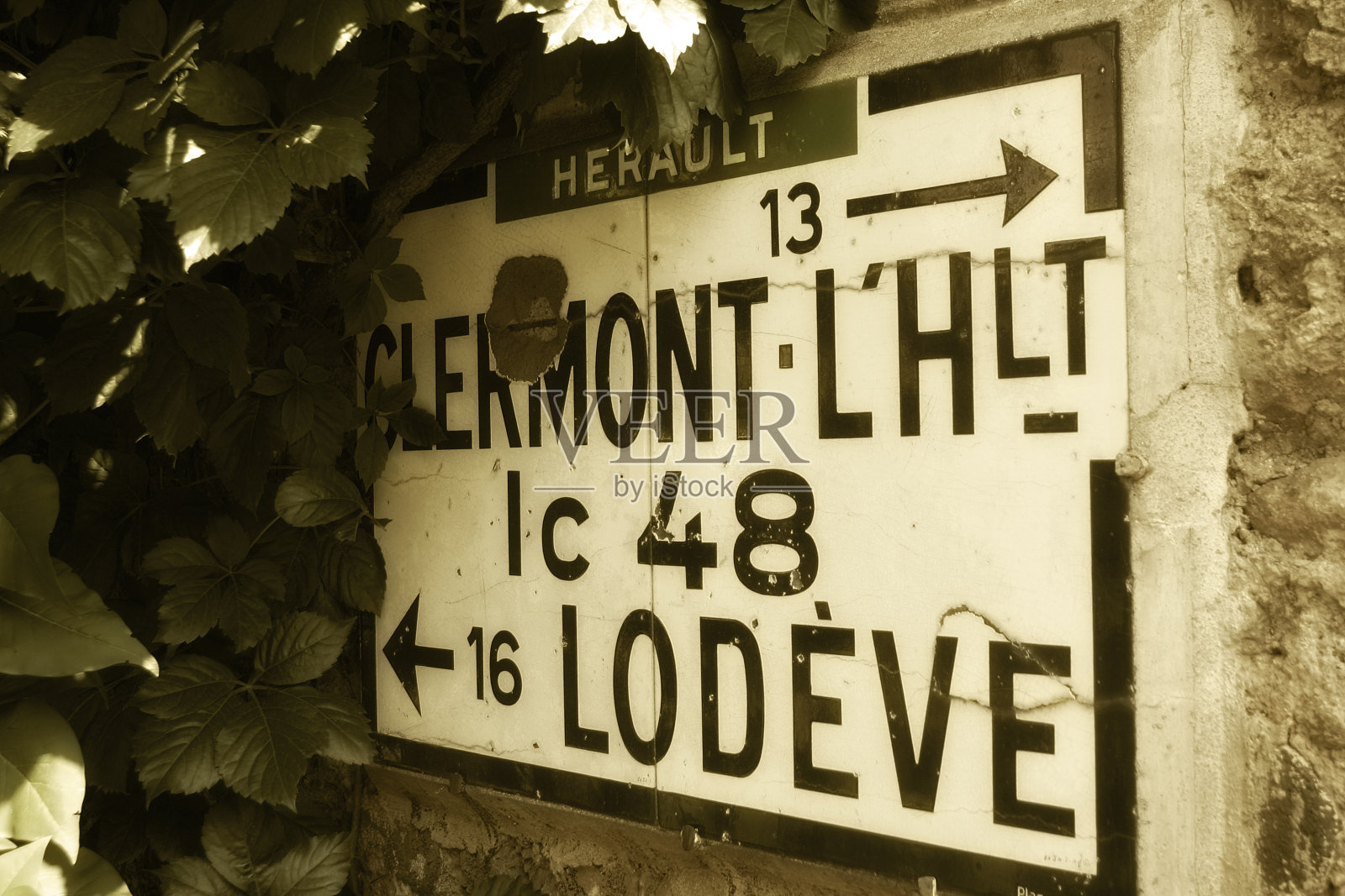 法国的路标照片摄影图片