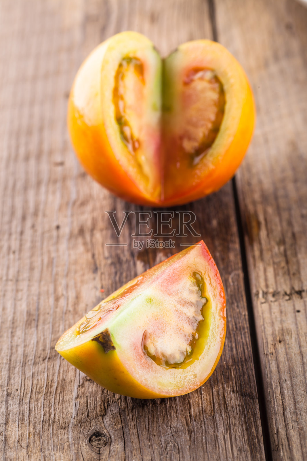 切西红柿部分照片摄影图片