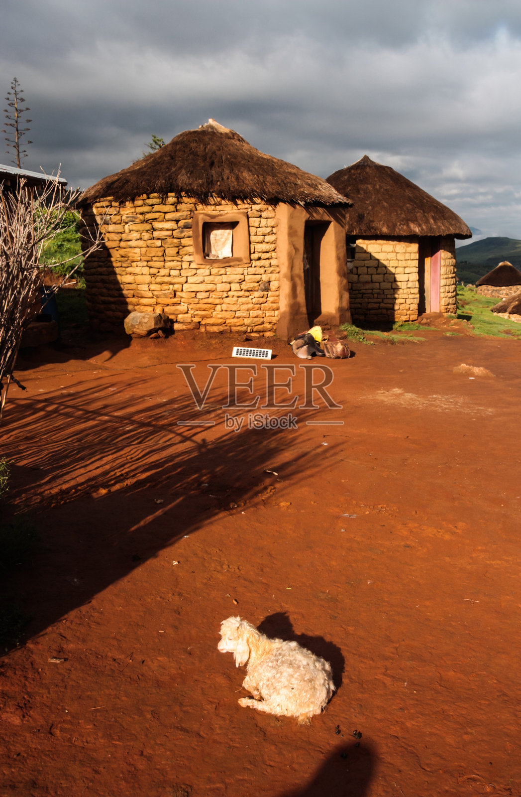 莱索托村照片摄影图片