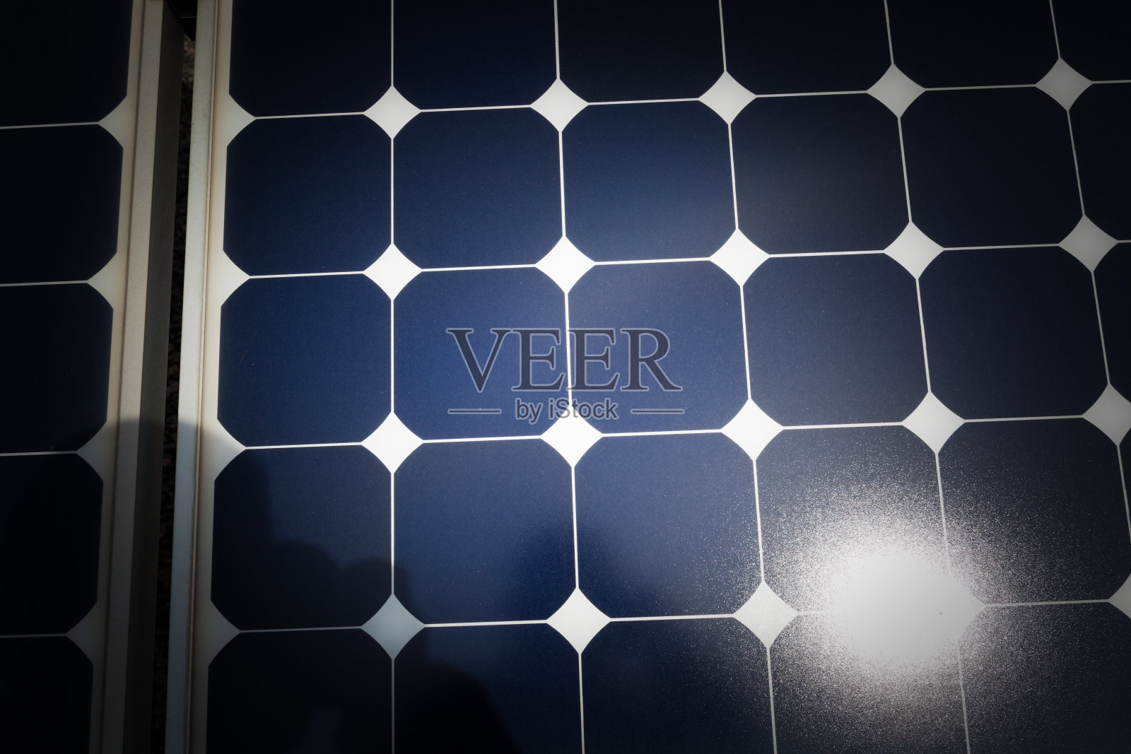 太阳能电池板的布置照片摄影图片