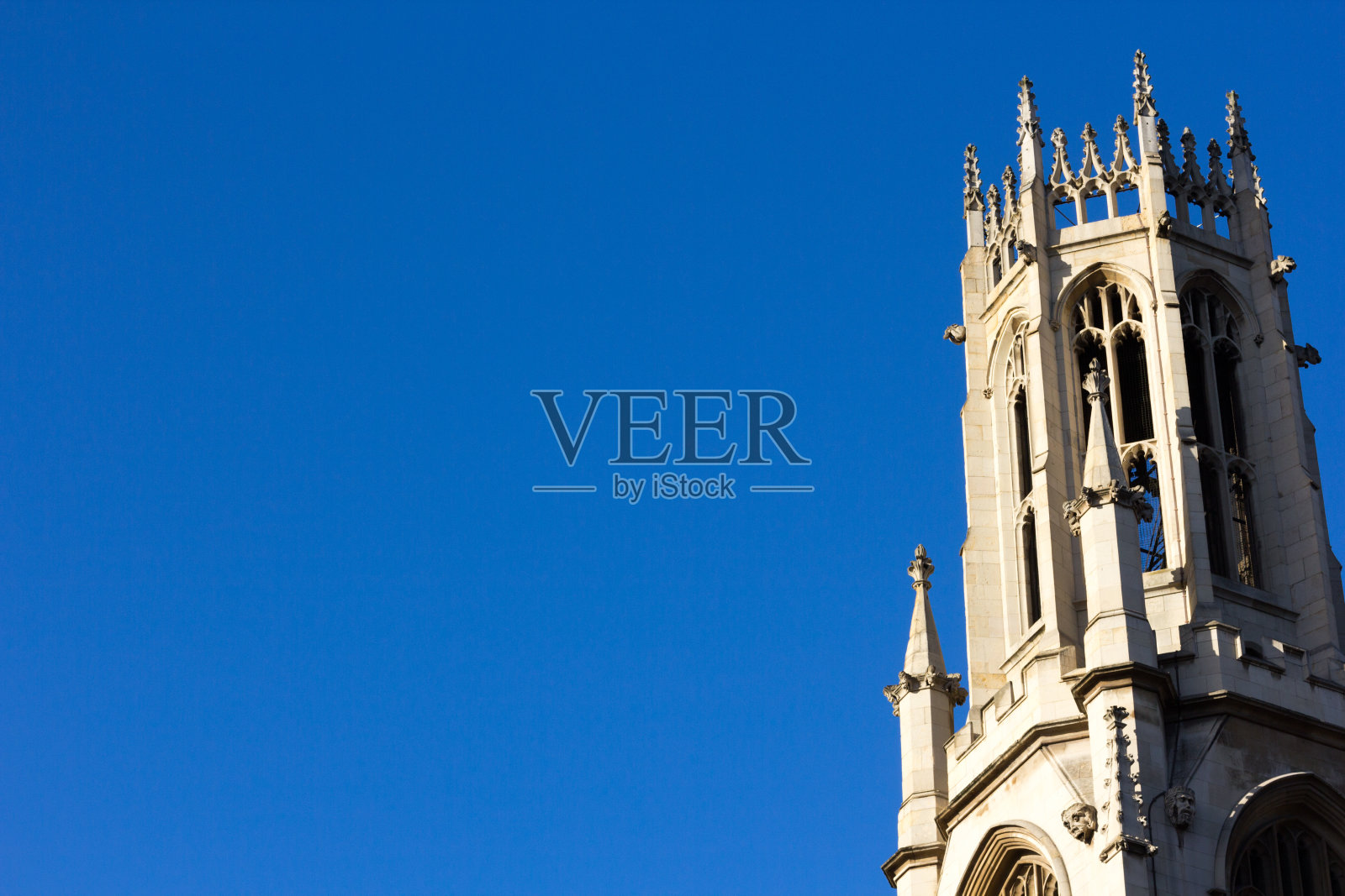 伦敦舰队街的西圣邓斯坦照片摄影图片