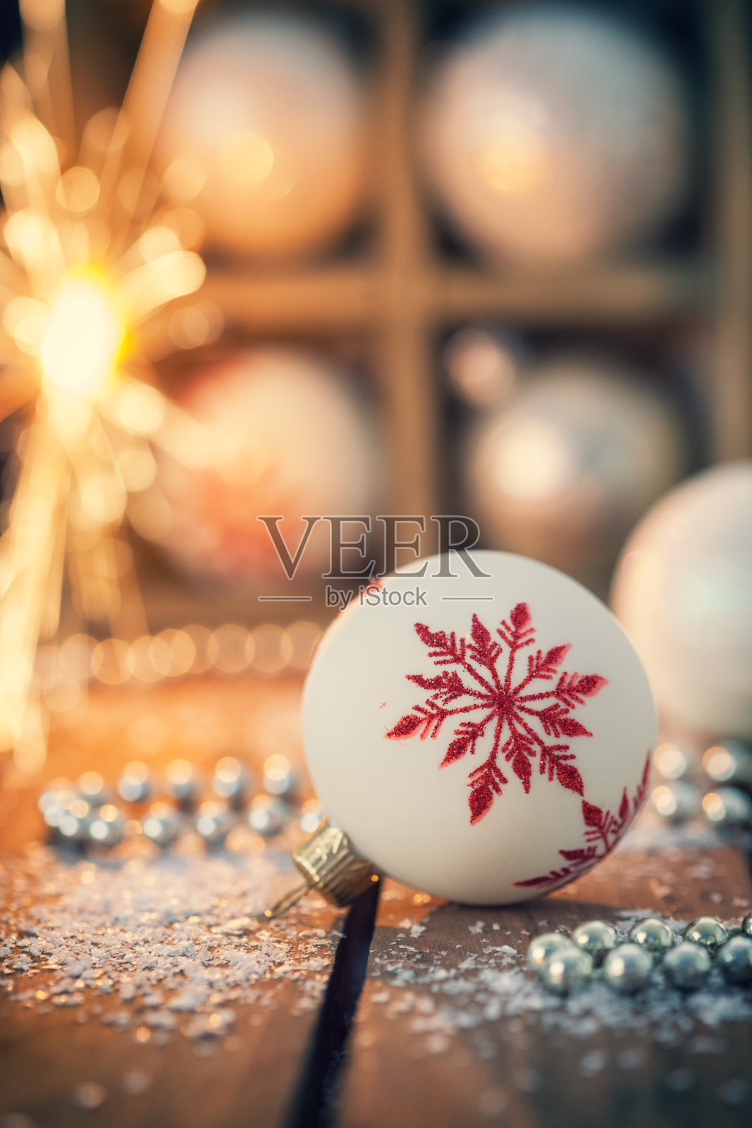 圣诞饰品照片摄影图片