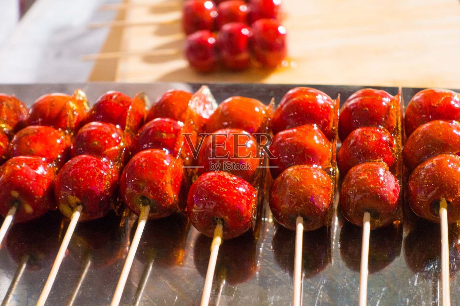 中国传统食品糖葫芦照片摄影图片