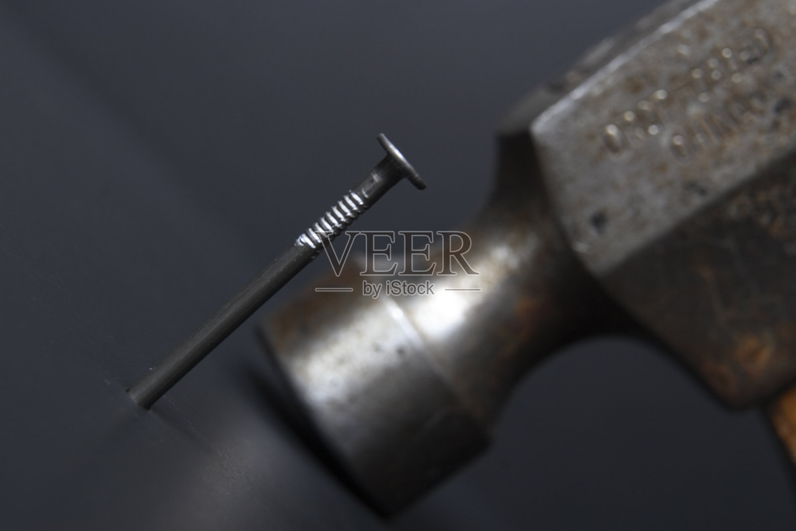 哈默尔和指甲照片摄影图片