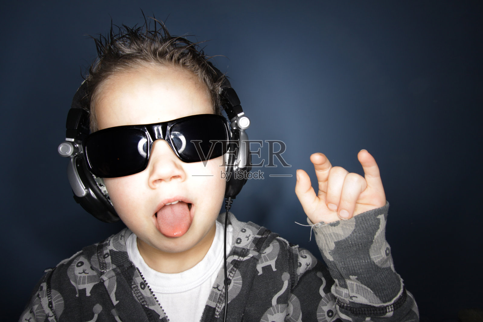 孩子的明星照片摄影图片