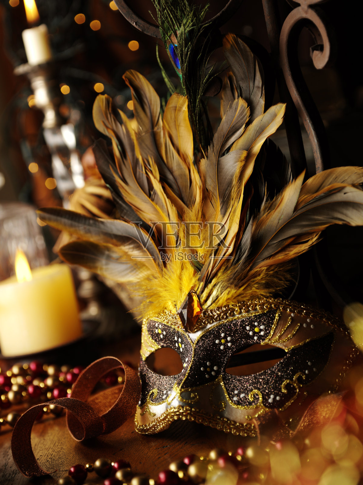 歌剧院的假面舞会照片摄影图片