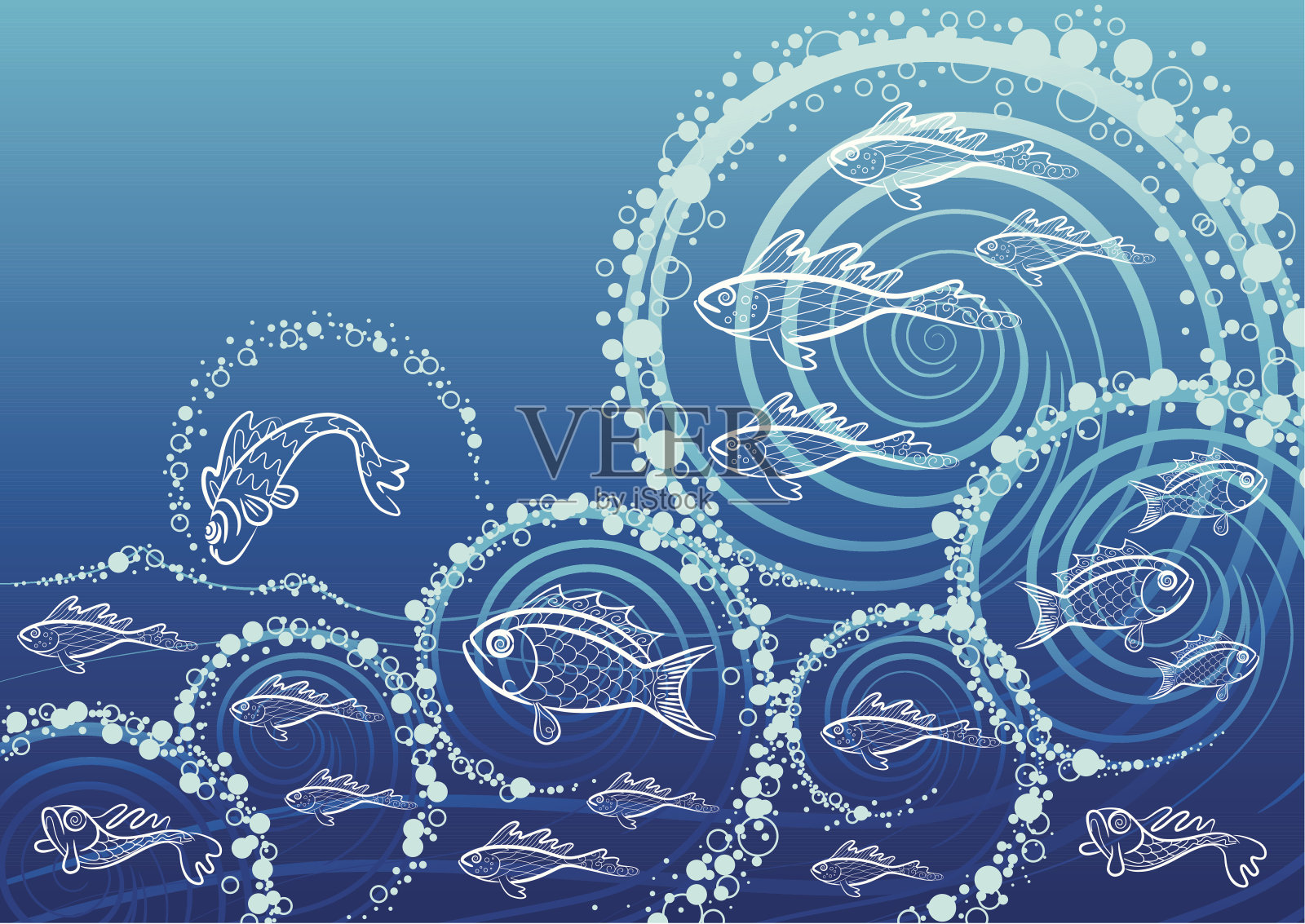 有趣的海洋设计元素图片