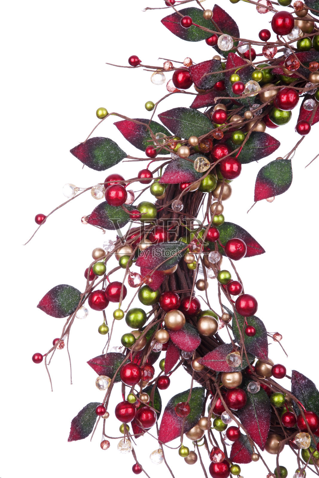 孤立莓花环(XXL)照片摄影图片