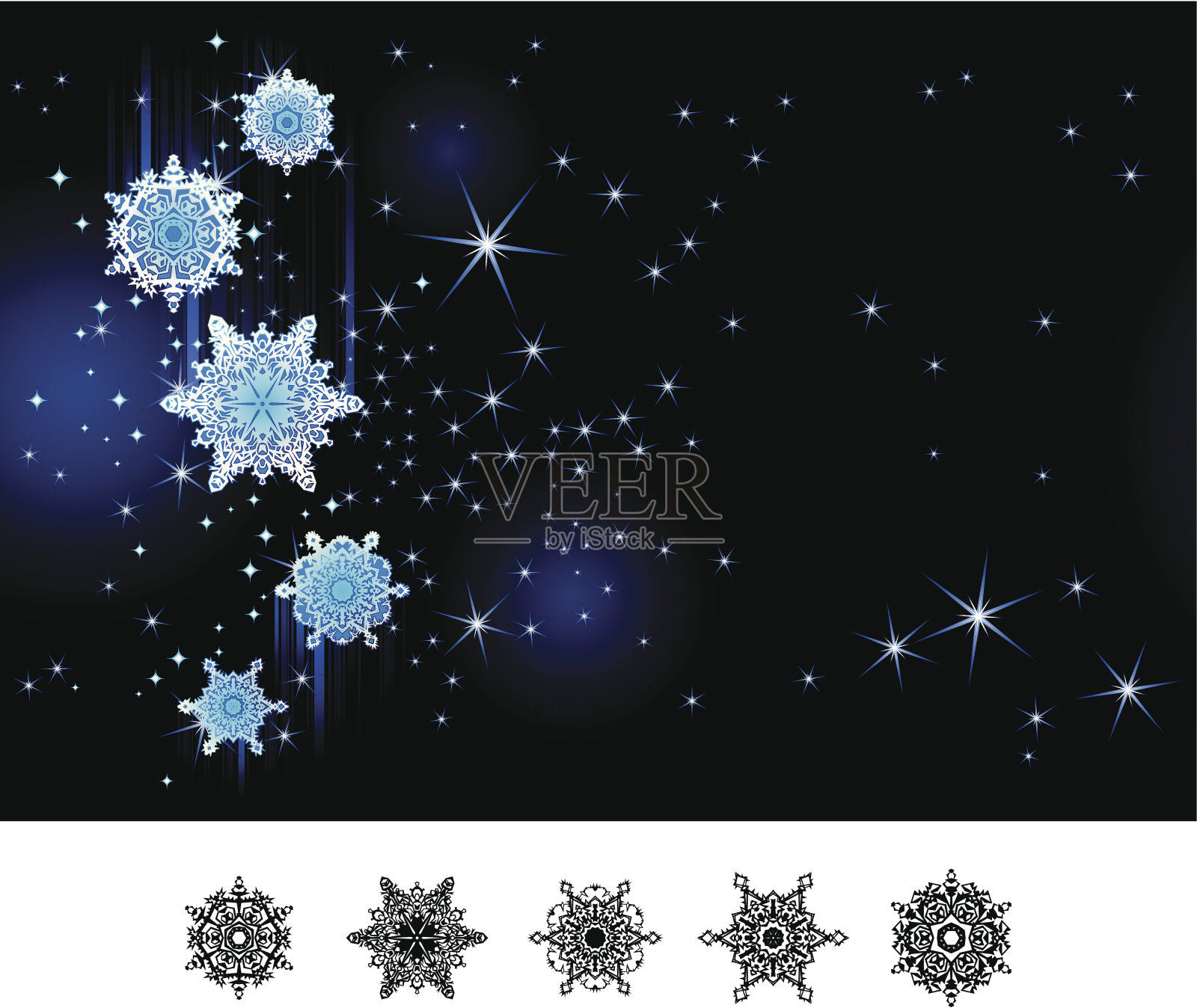 圣诞节的背景插画图片素材