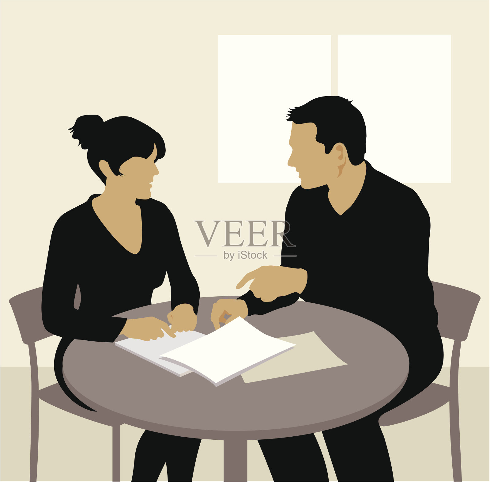 会议插画图片素材