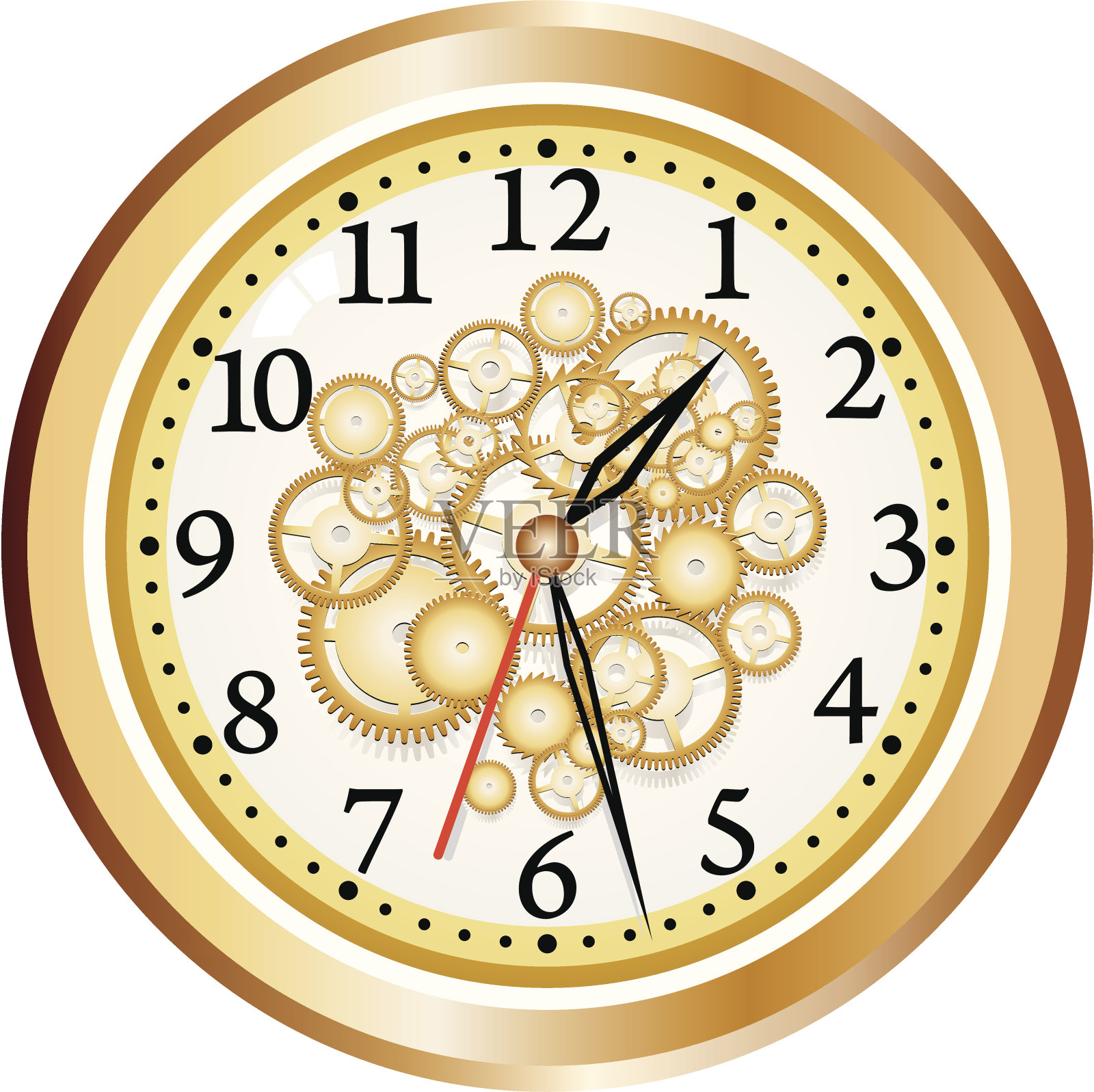 时钟插画图片素材