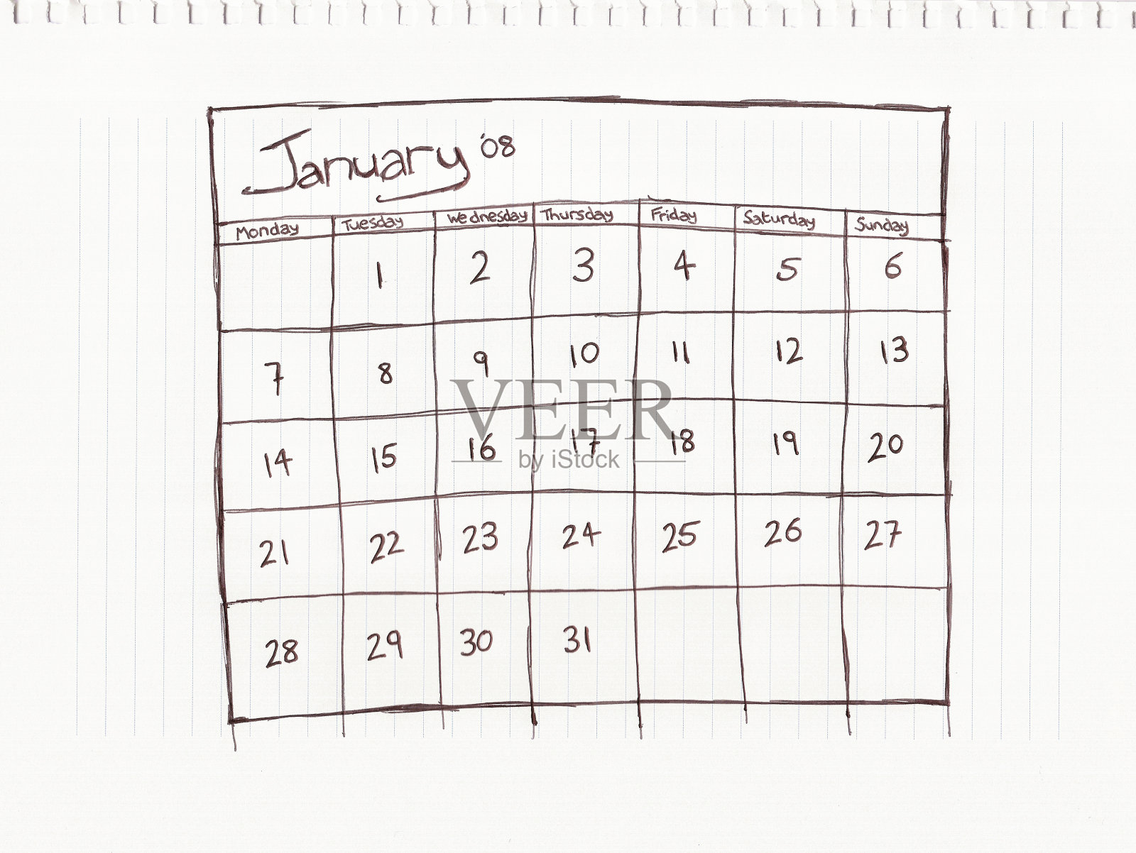 月1月设计模板素材