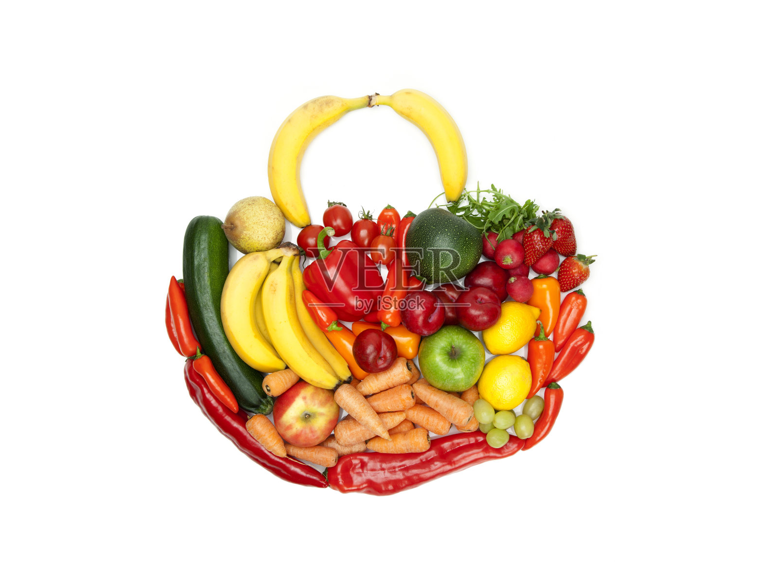 水果购物篮照片摄影图片