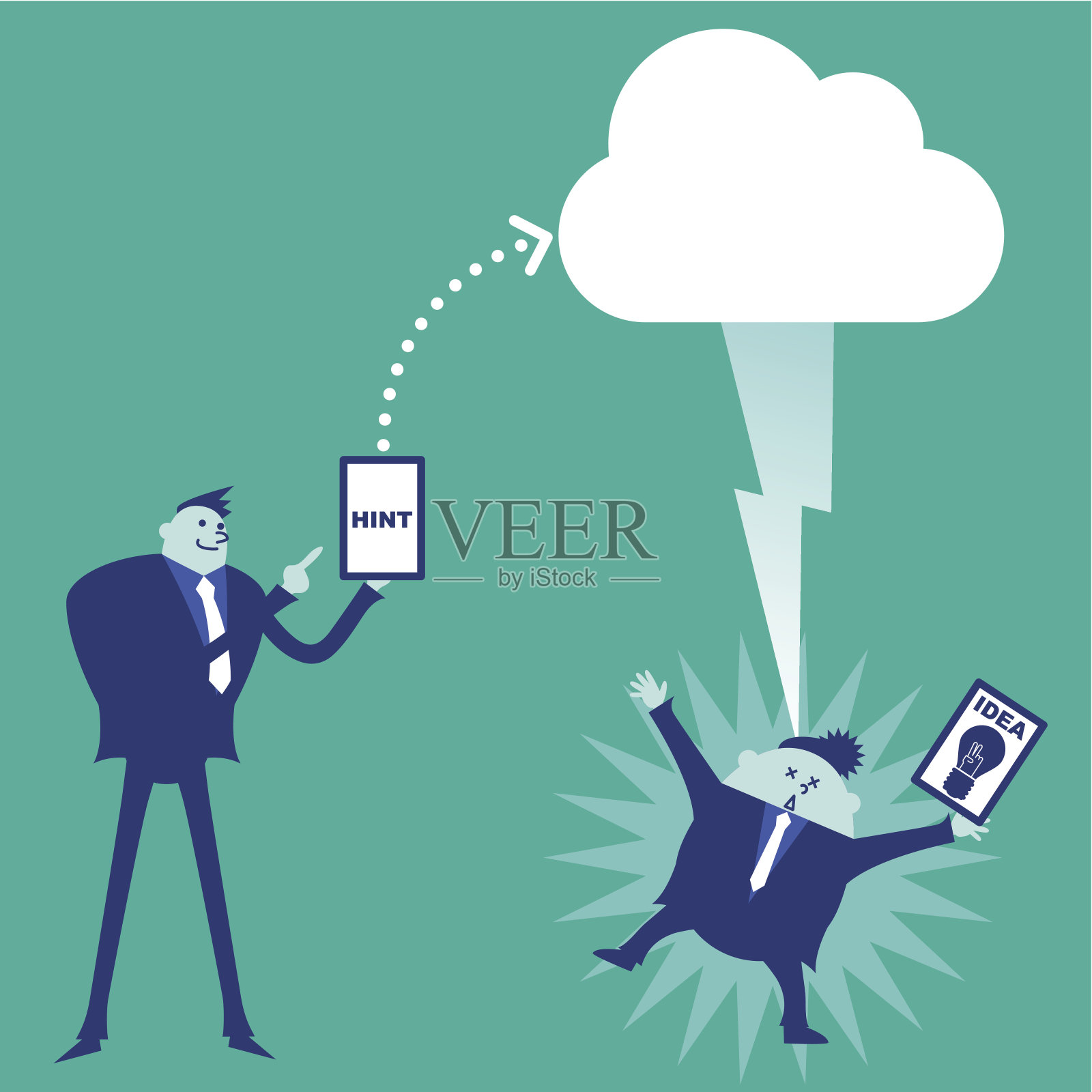 经营理念(主意!］插画图片素材