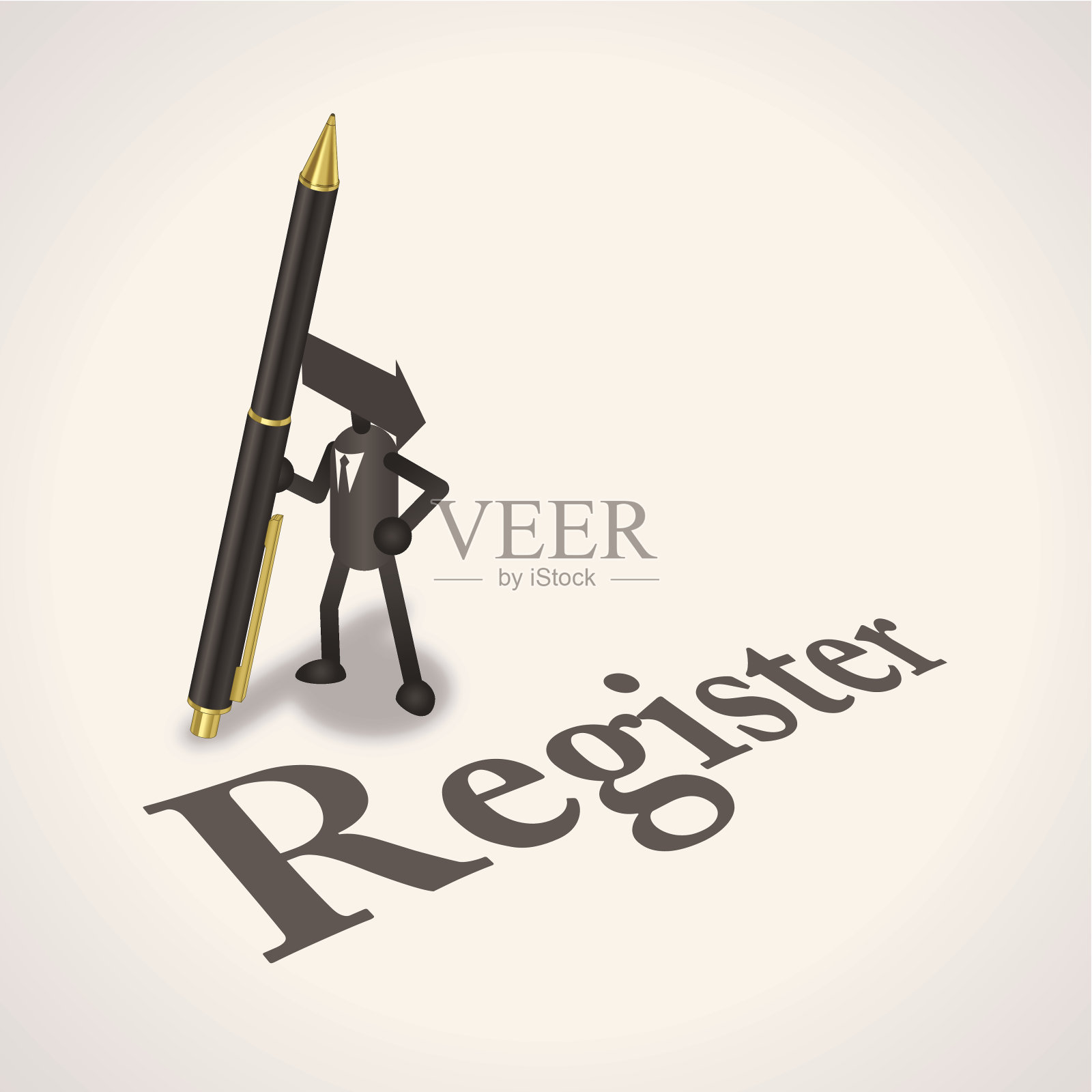 注册插画图片素材