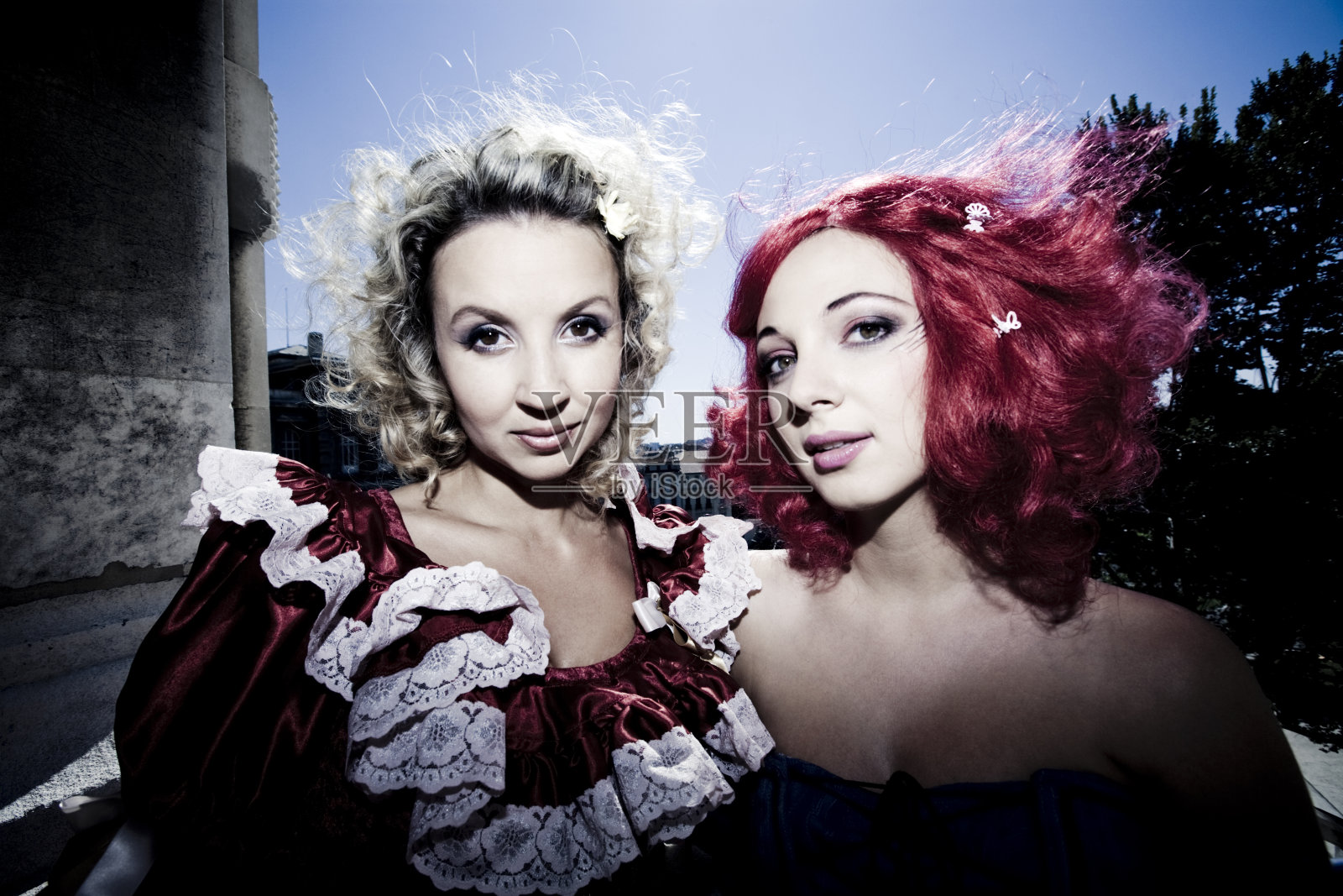 复古的巴洛克风格朋克照片摄影图片