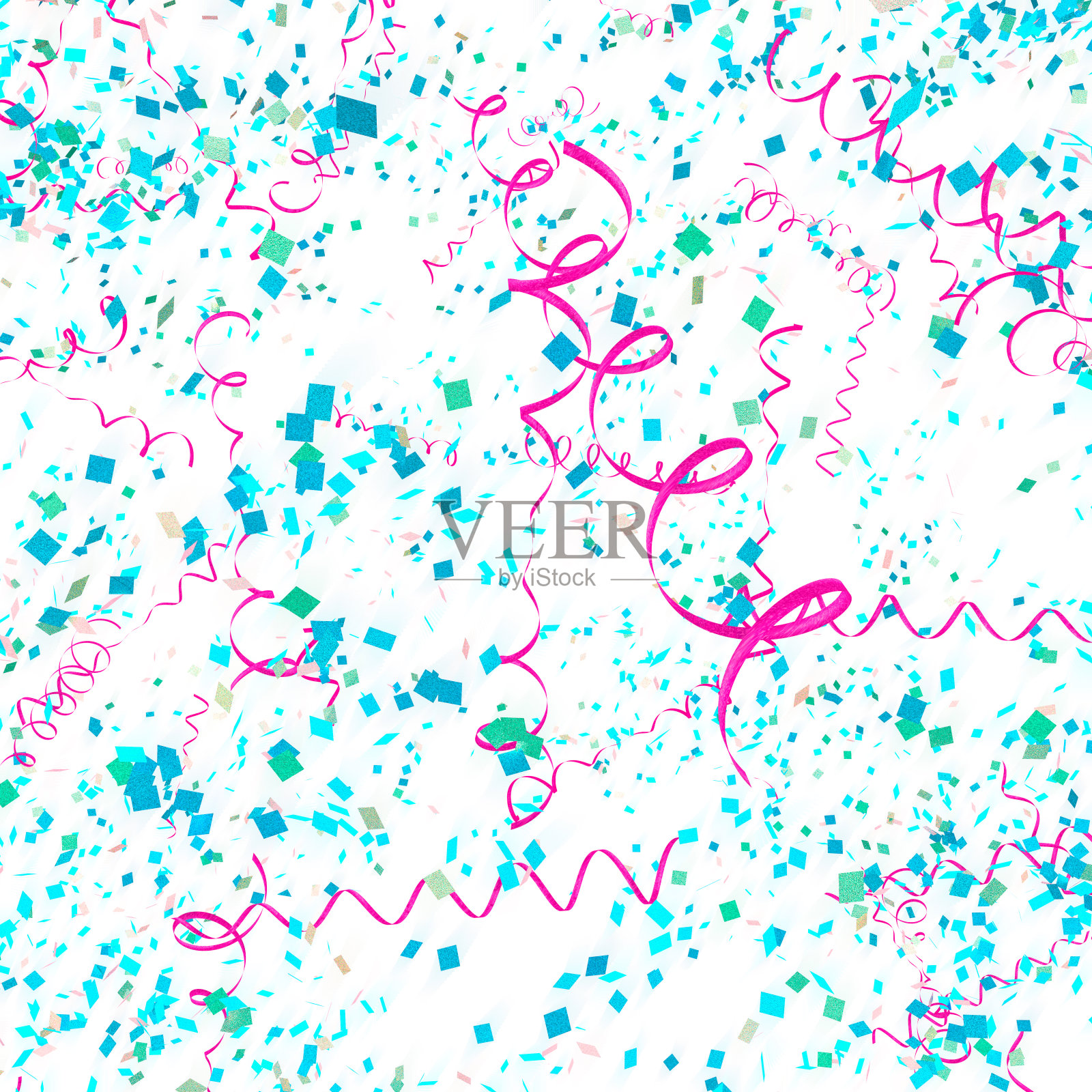 五彩纸屑照片摄影图片