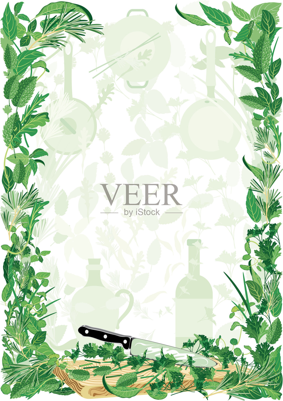 草本植物插画图片素材