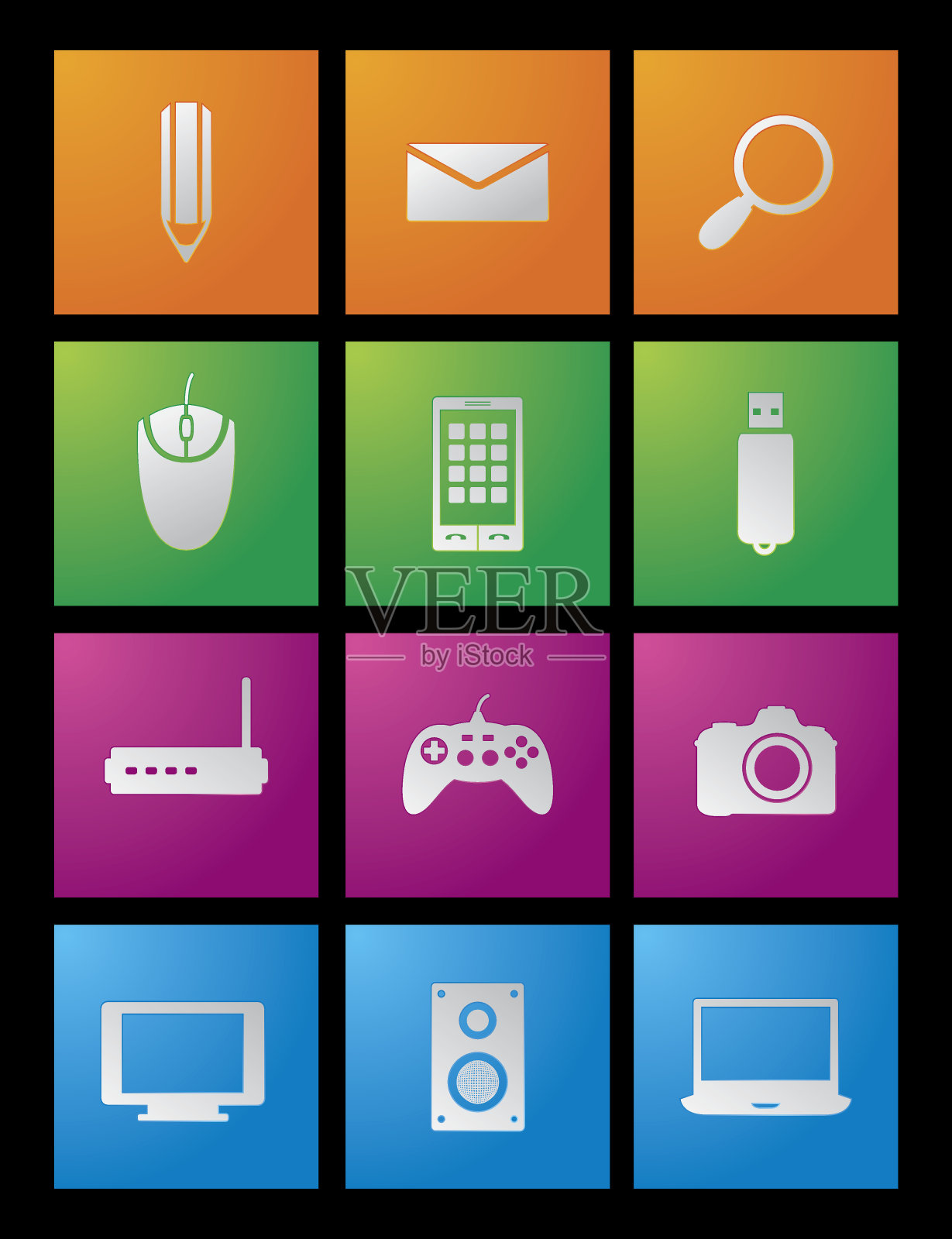 智能手机图标图标素材
