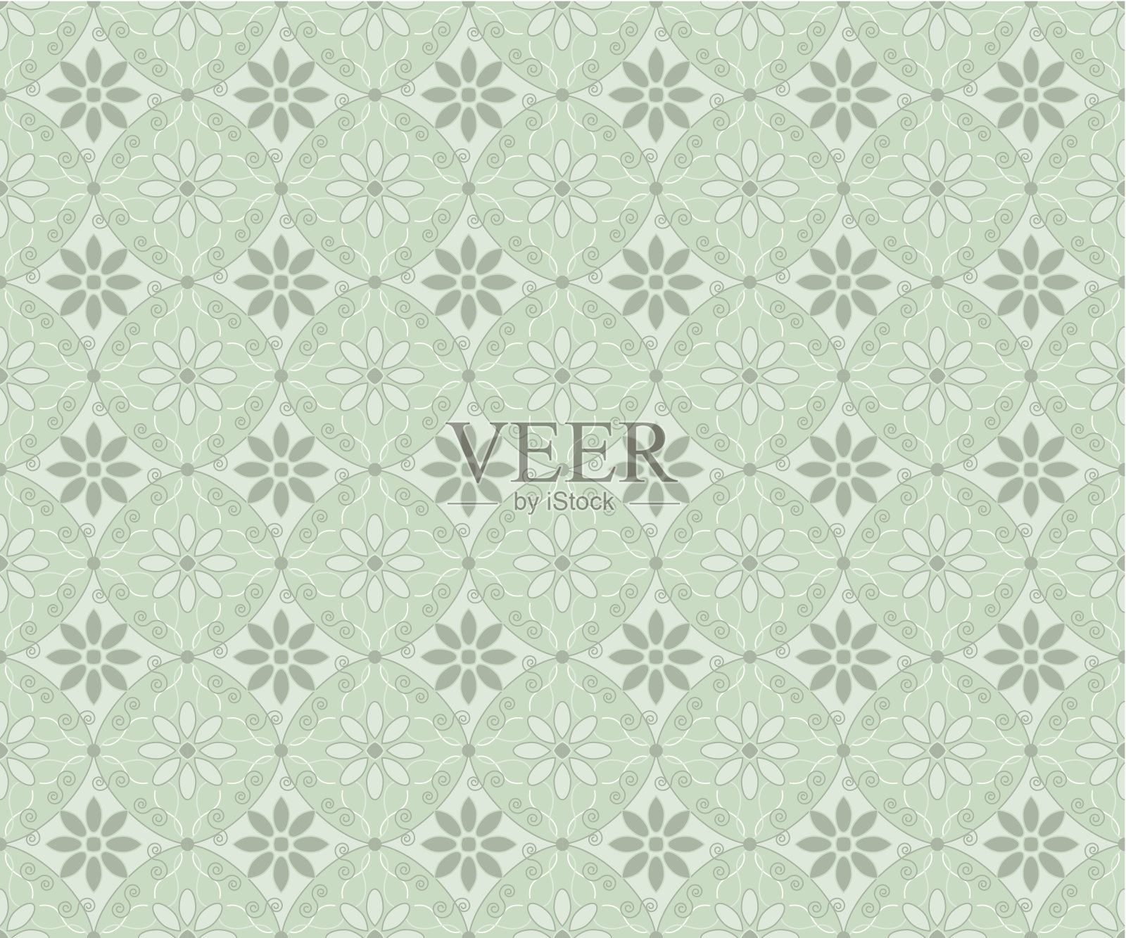 古董花壁纸插画图片素材