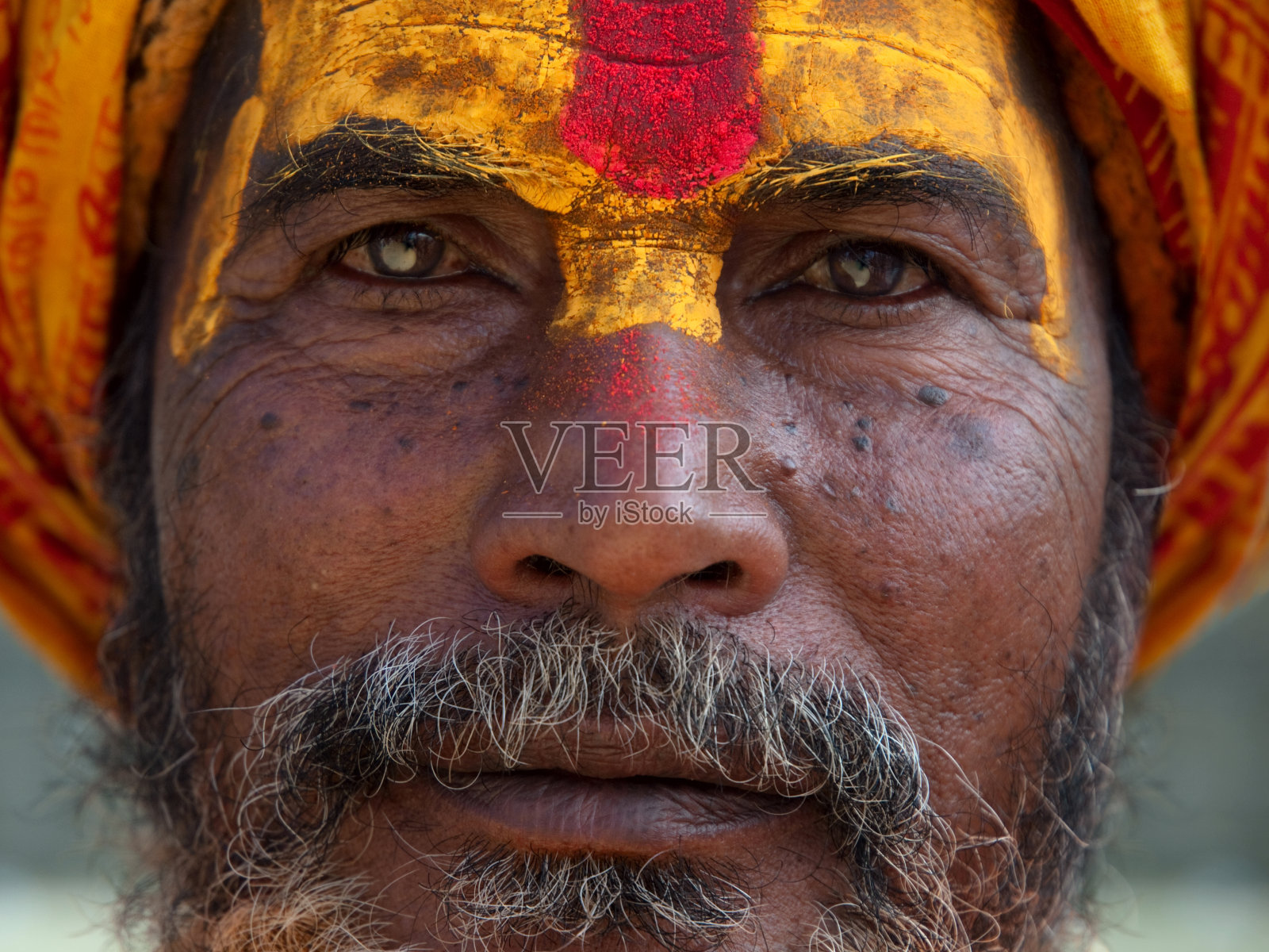 苦行僧肖像照片摄影图片