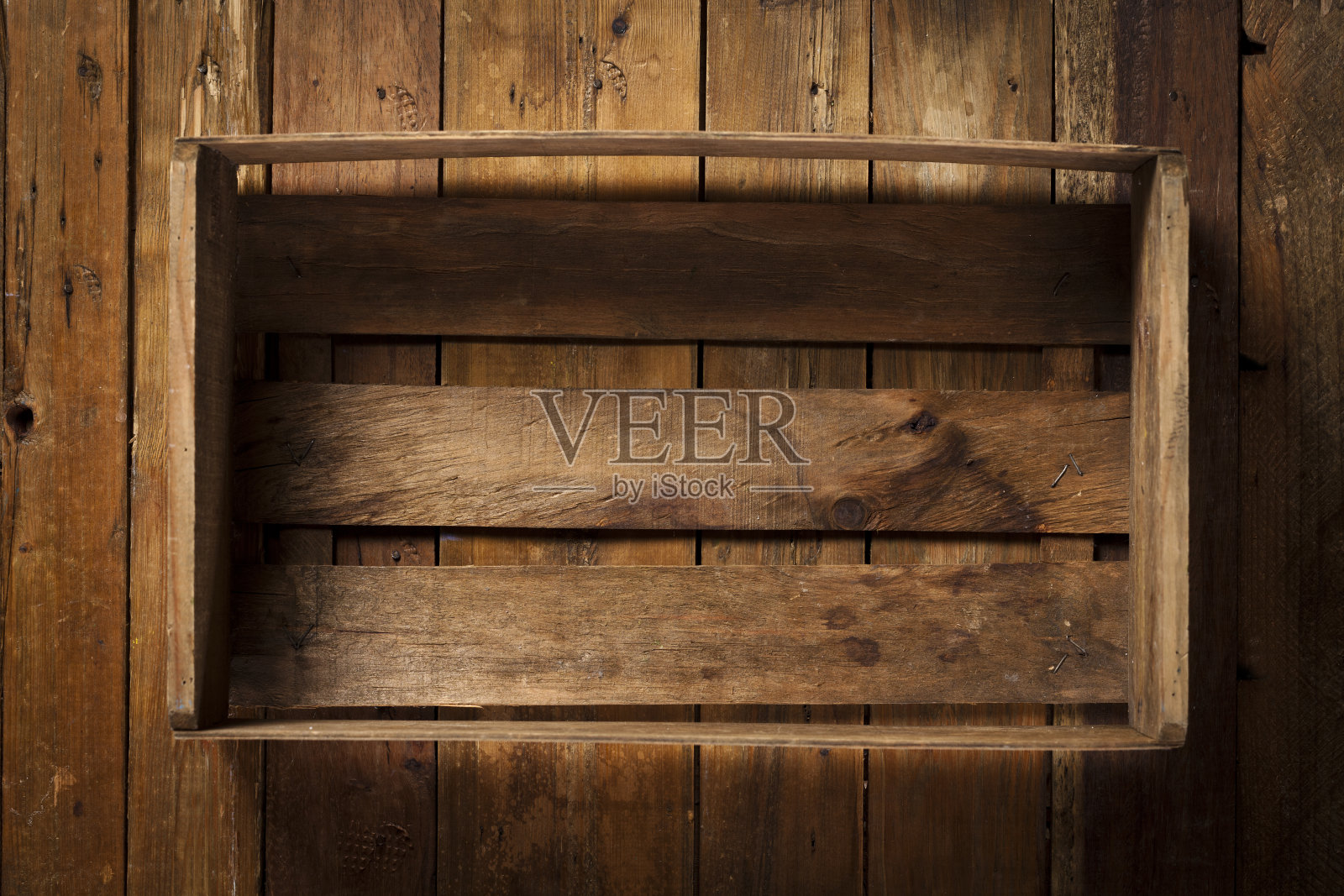 空木箱直接在上面射击照片摄影图片