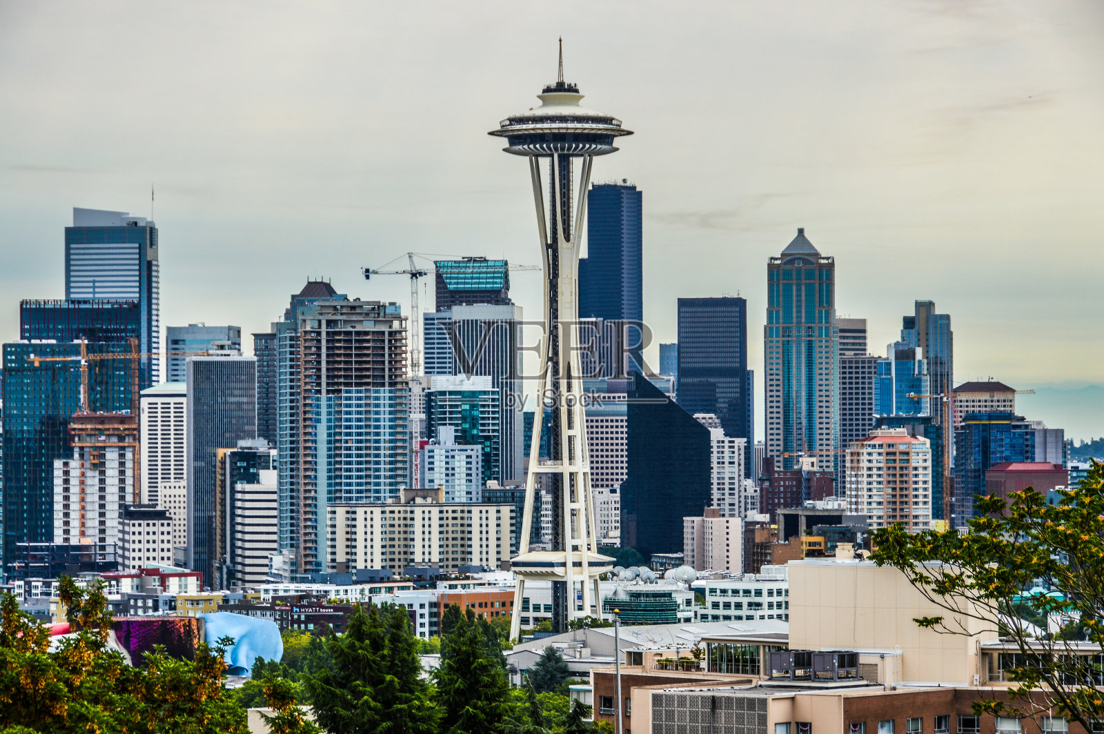 西雅图的天空照片摄影图片