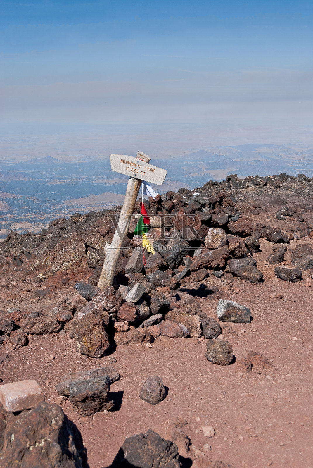 汉弗莱斯峰的顶峰照片摄影图片