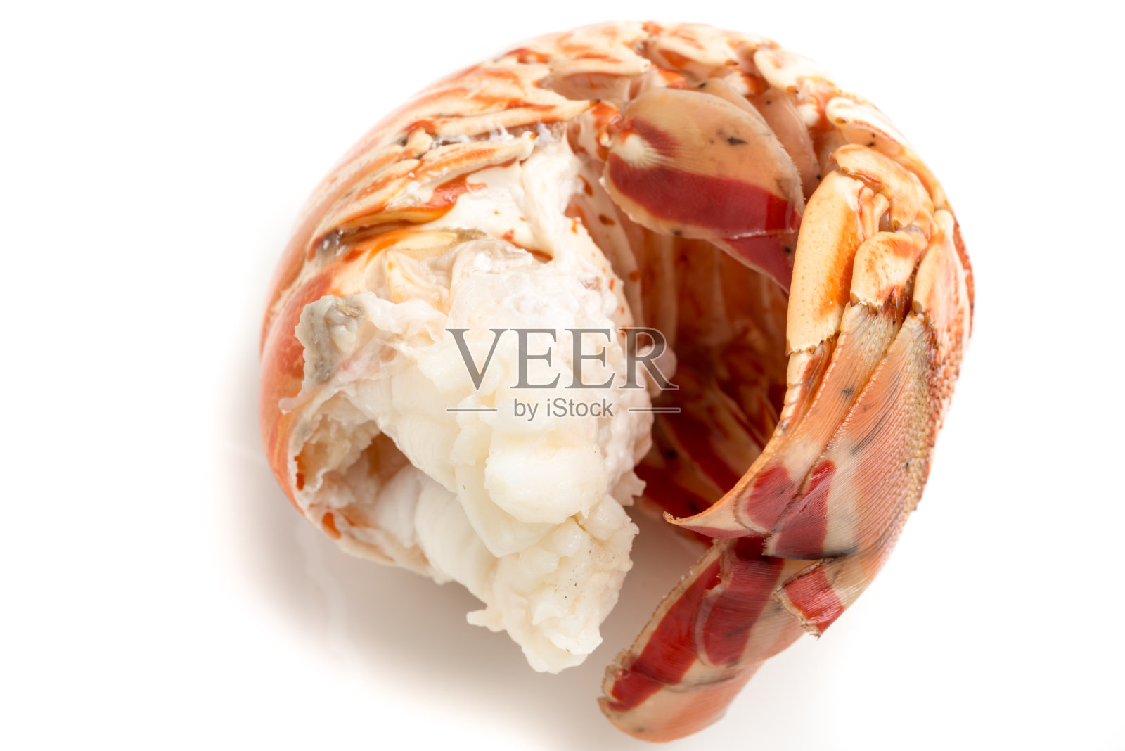 煮熟的龙虾尾巴照片摄影图片