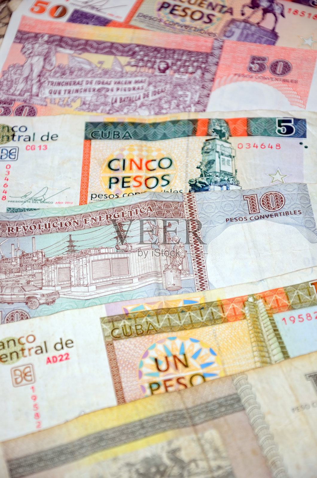 古巴货币照片摄影图片