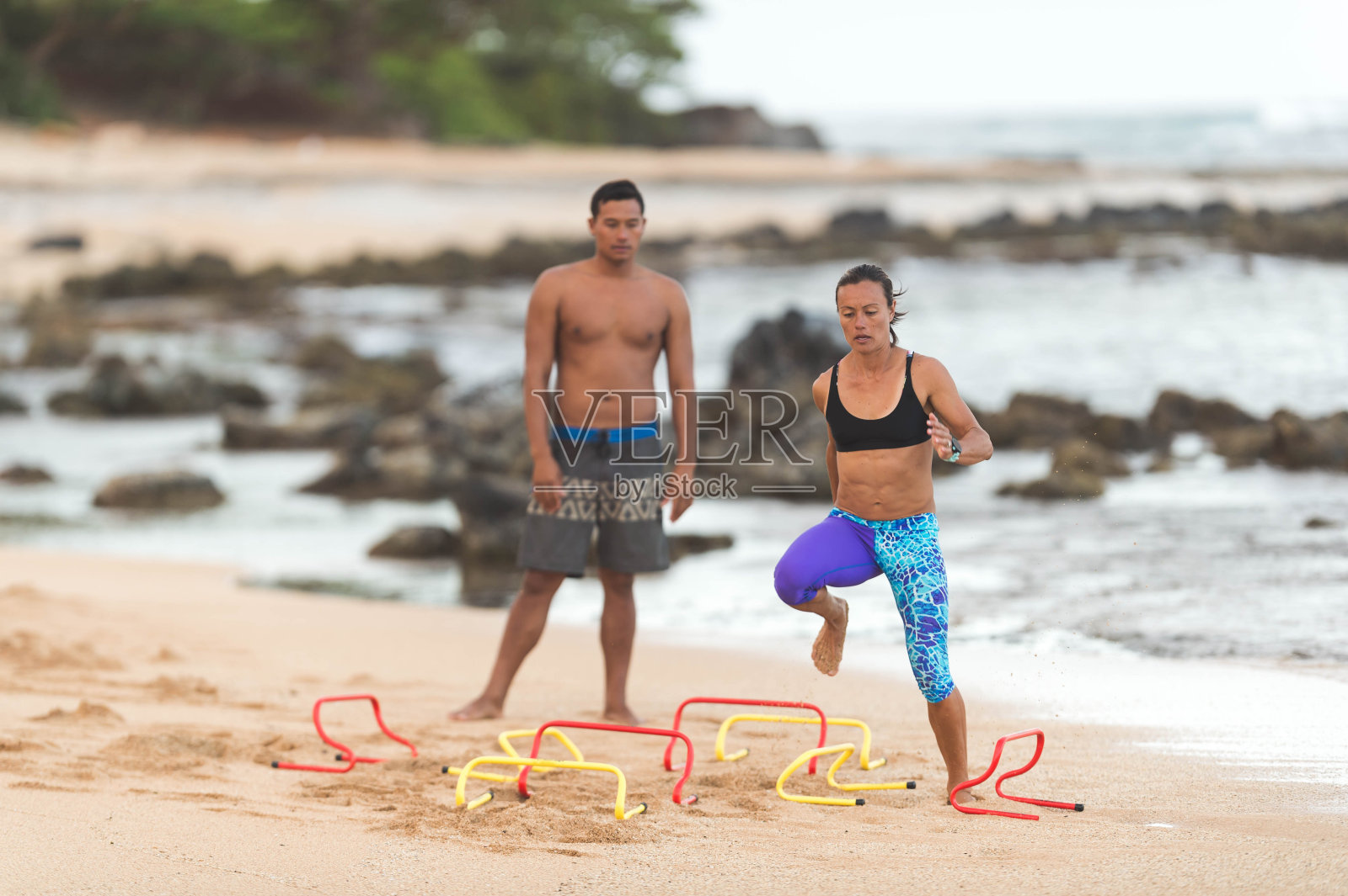 夏威夷沙滩运动照片摄影图片