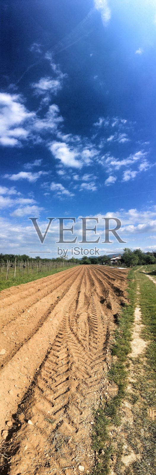 耕地景观照片摄影图片