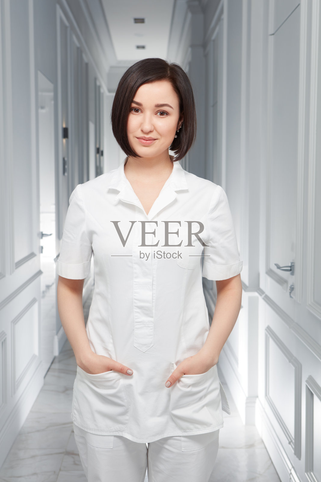 一天在美容医学的诊所照片摄影图片