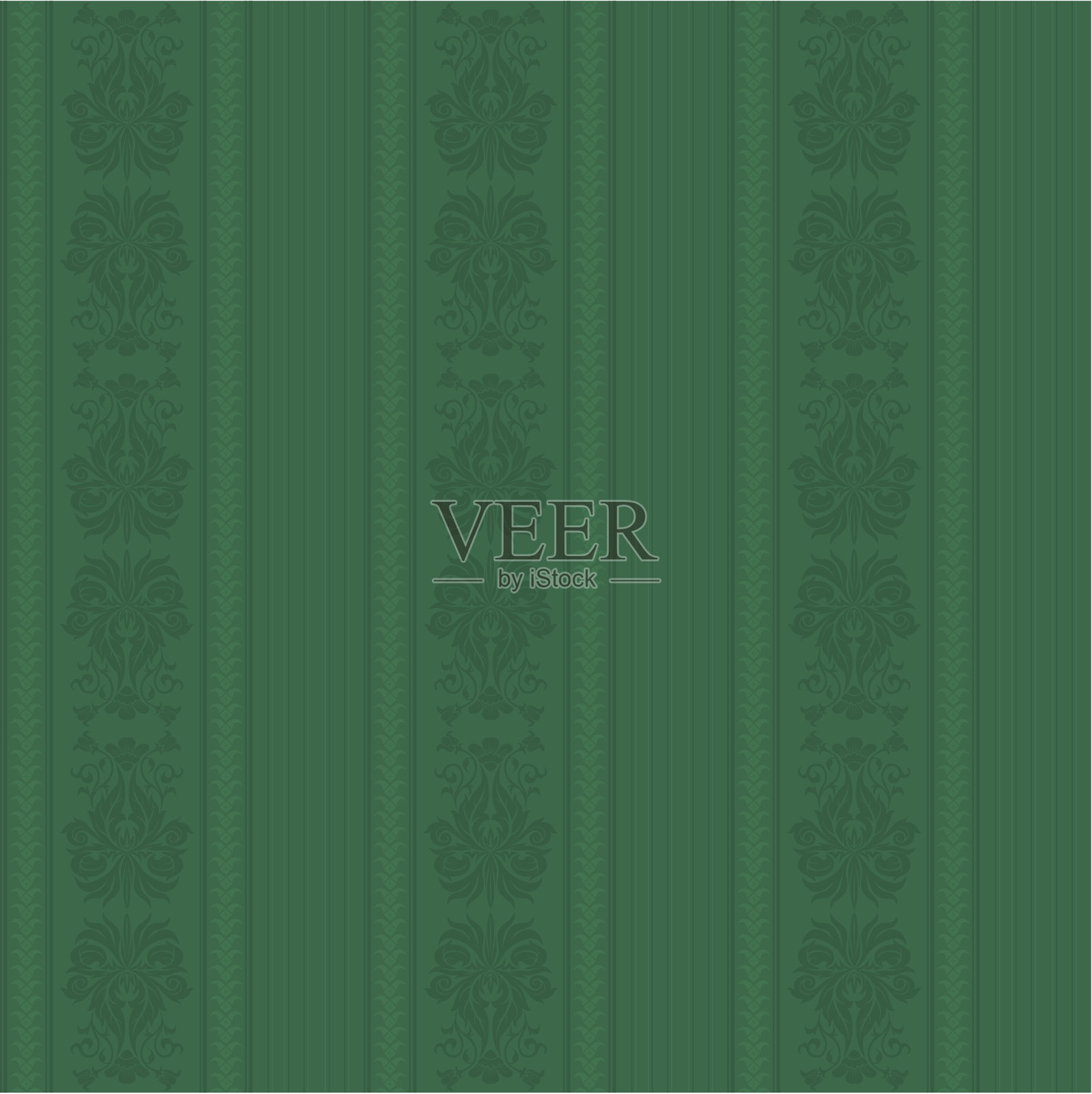 复古墙纸系列(无缝)插画图片素材