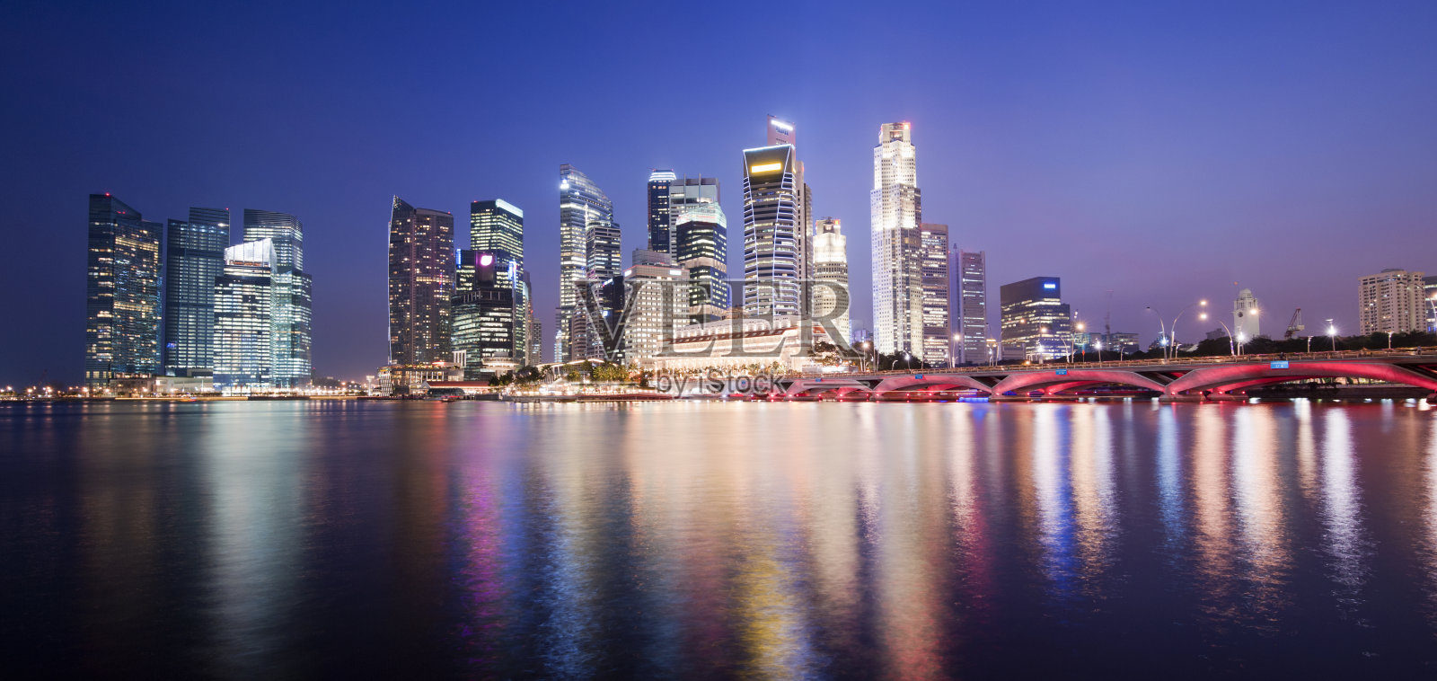 新加坡的天际线照片摄影图片