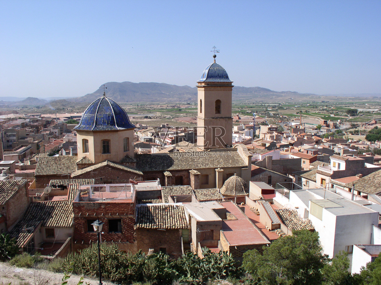 Agost视图在西班牙农村城镇股票照片照片摄影图片