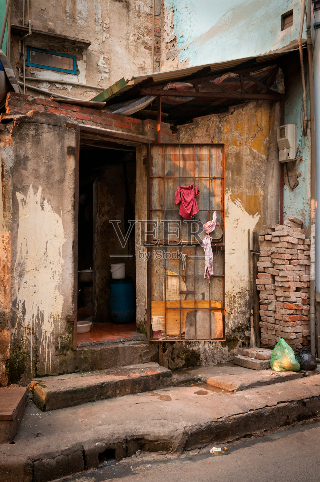 越南国内门口照片摄影图片