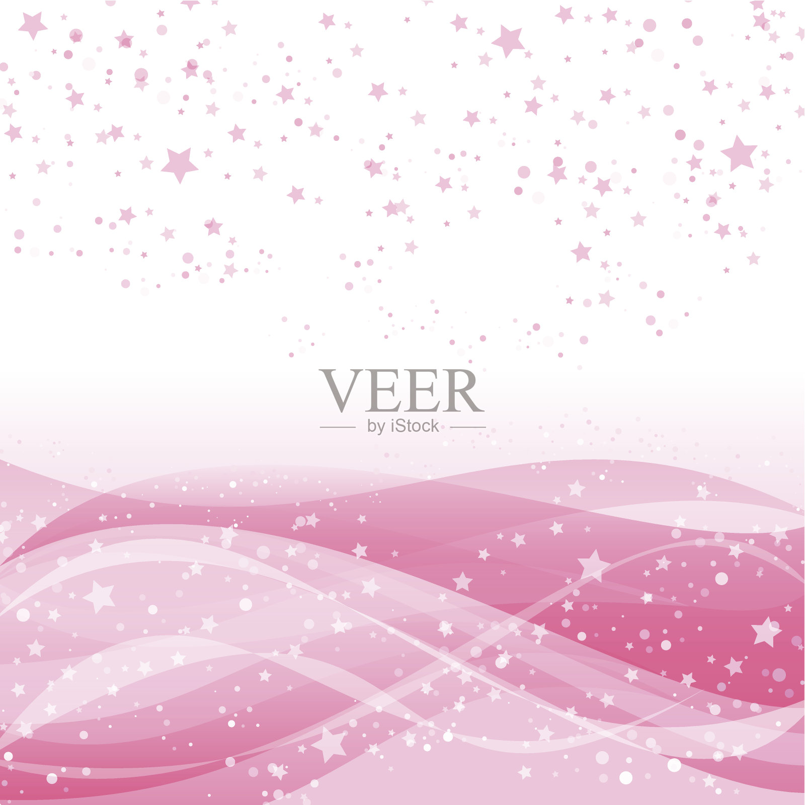 粉色背景[星际海洋]插画图片素材