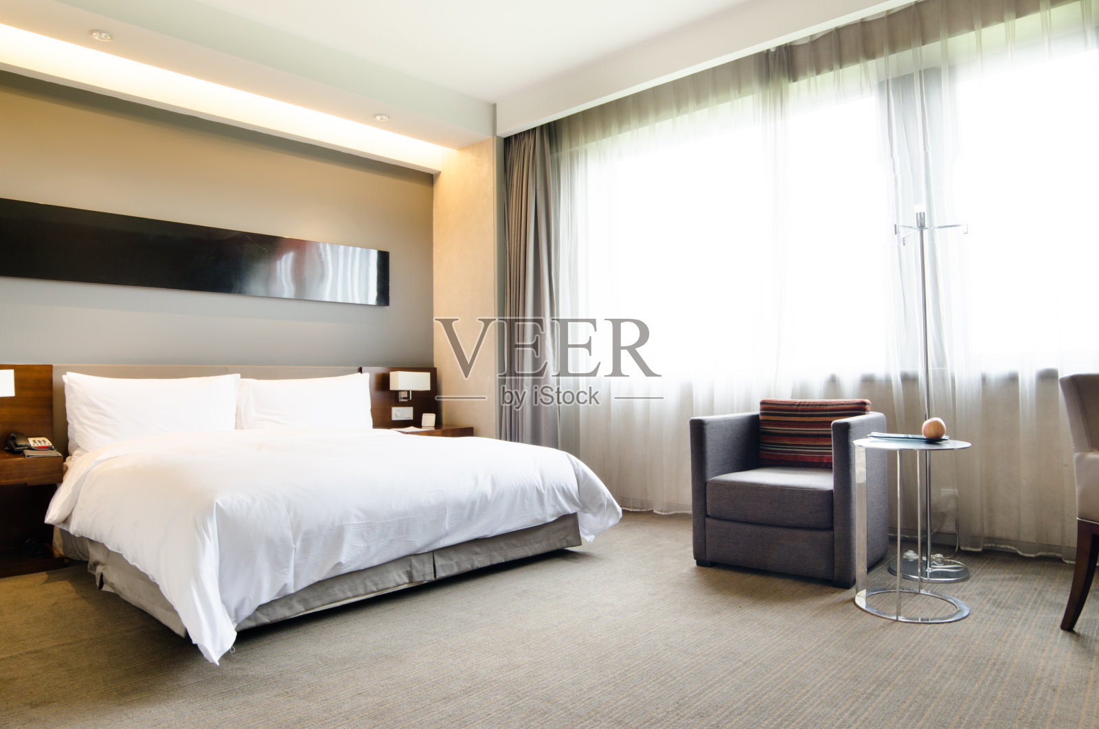 酒店的卧室照片摄影图片